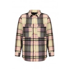 NoBell Tinker oversized check shirt Q209-3100
